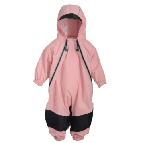 Calikids - Combinaison de Pluie imperméable avec doublure de polar - Rose Blush